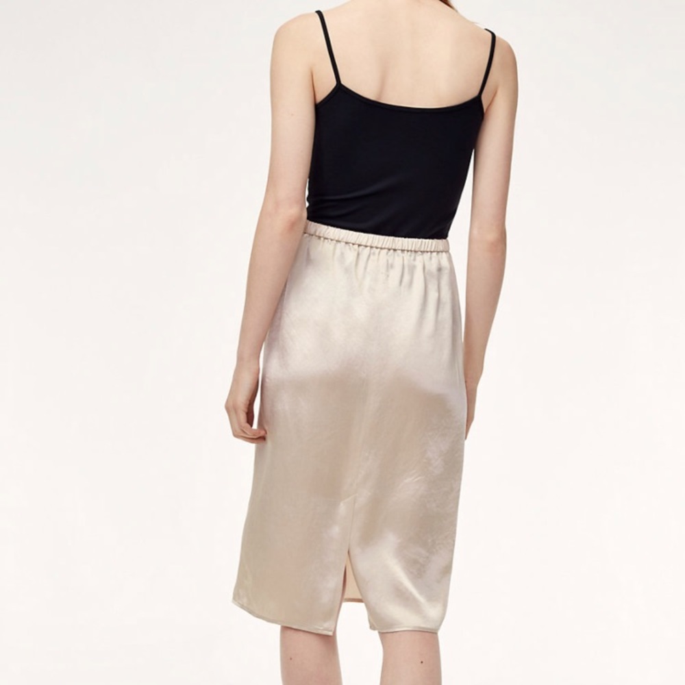 Aritzia Alessio Skirt in Nude